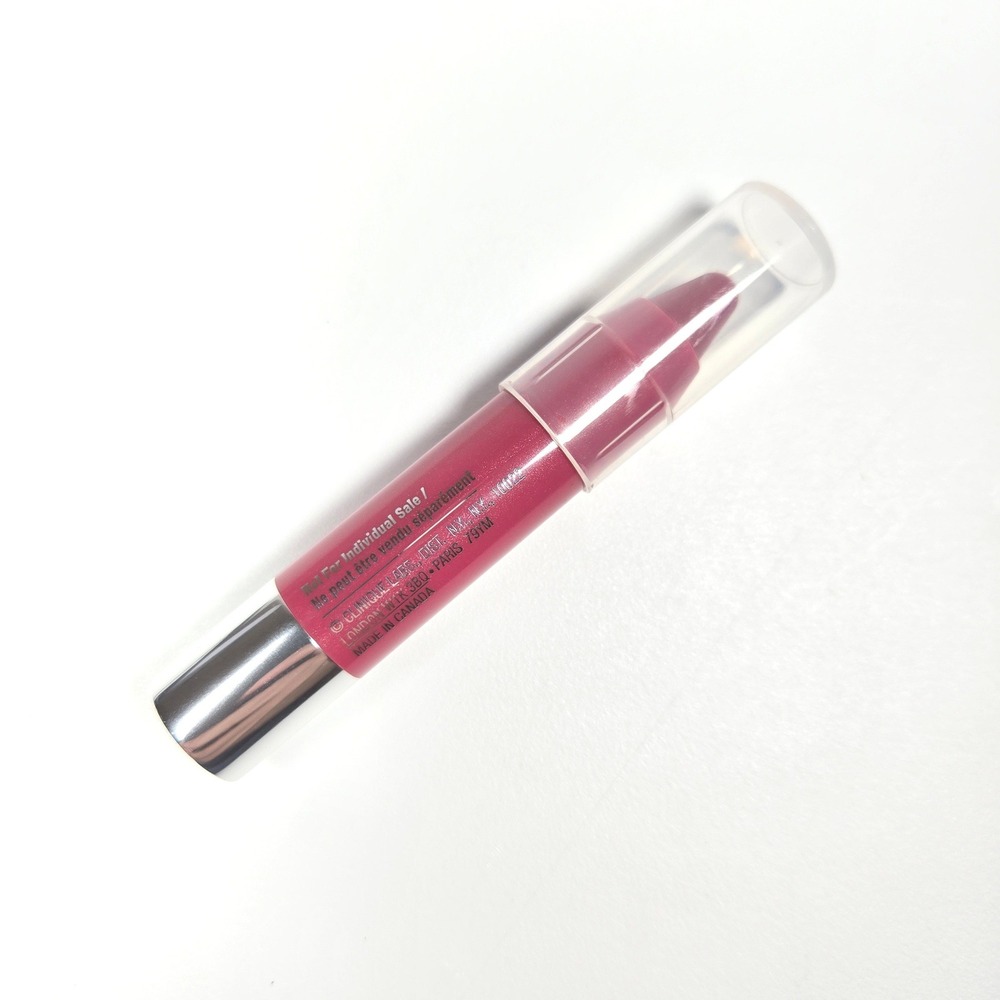 Clinique Chubby Stick Lip Colour Balm 07 Super Strawberry Pink Crayon - Picture 5 of 6
